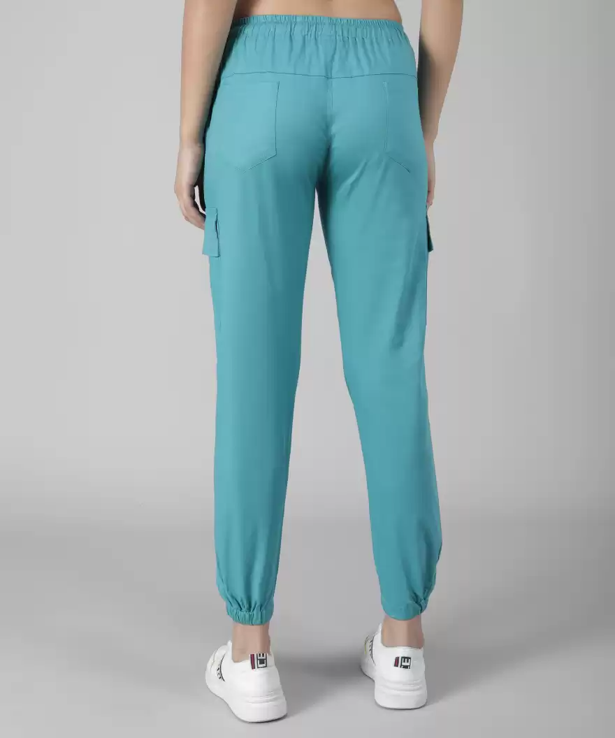 TANDUL  Regular Fit Women Green Pure Cotton Trousers