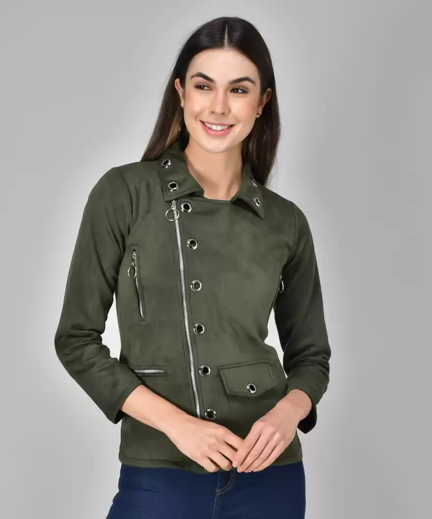 TANDUL  Full Sleeve Solid Women Jacket