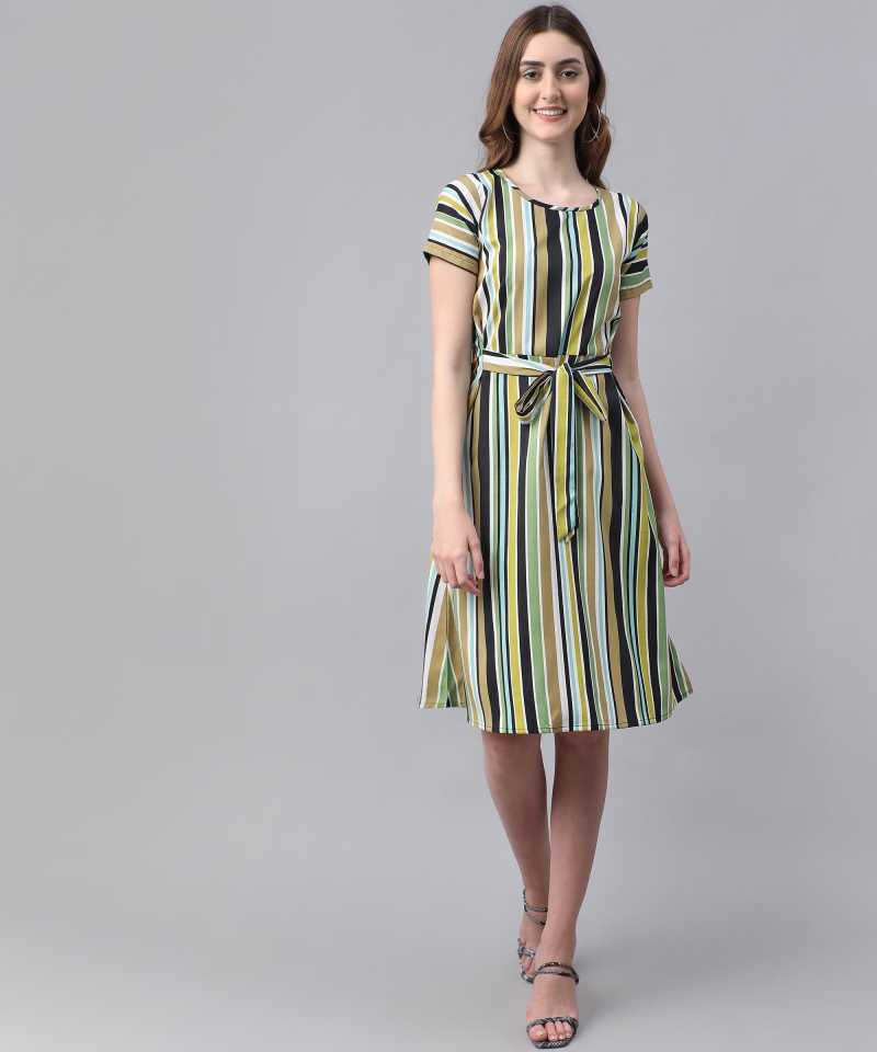 TANDUL  Women A-line Multicolor Dress