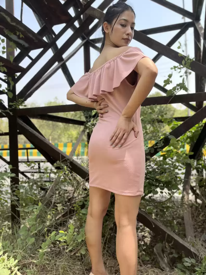 TANDUL  Women Bodycon Pink Dress