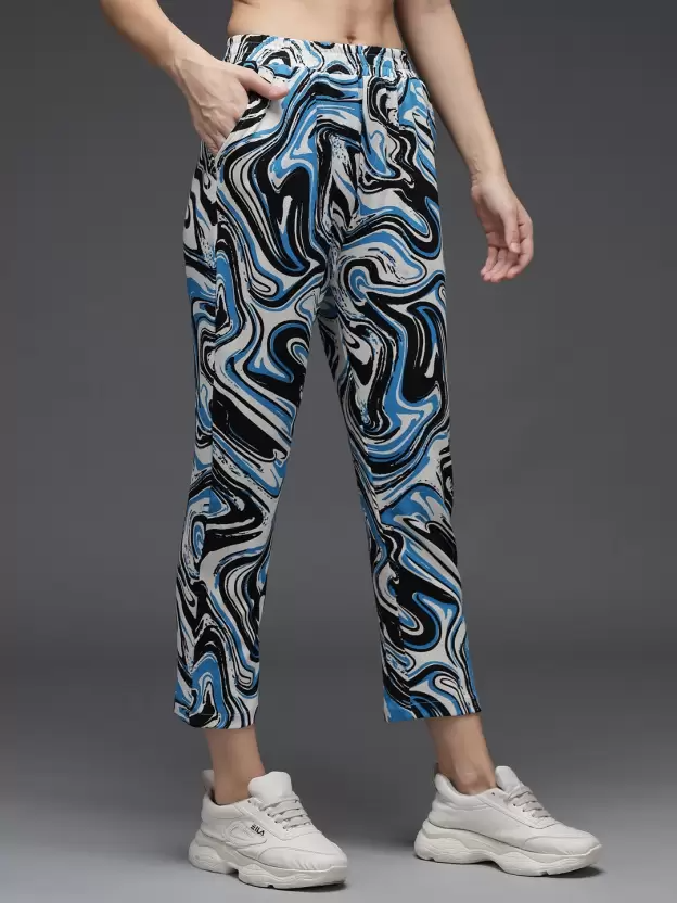 TANDUL  Regular Fit Women Multicolor Lycra Blend Trousers