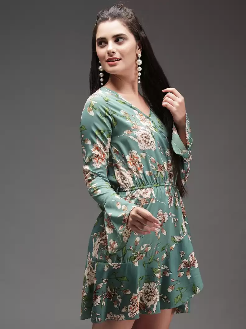 TANDUL  Women Fit and Flare Multicolor Dress