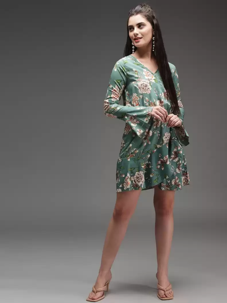 TANDUL  Women Fit and Flare Multicolor Dress
