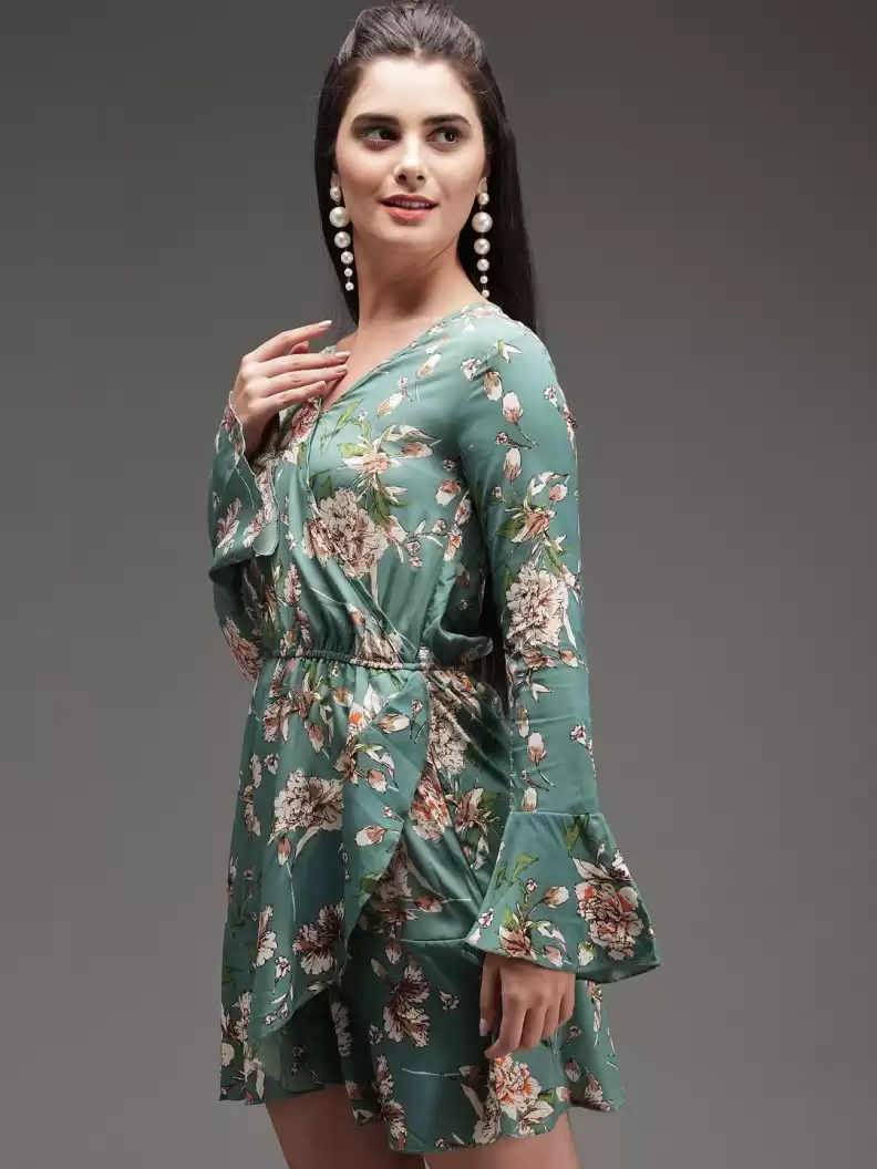 TANDUL  Women Fit and Flare Multicolor Dress