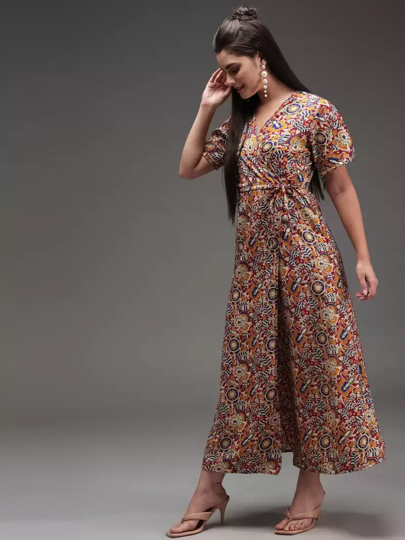 TANDUL  Women Maxi Multicolor Dress