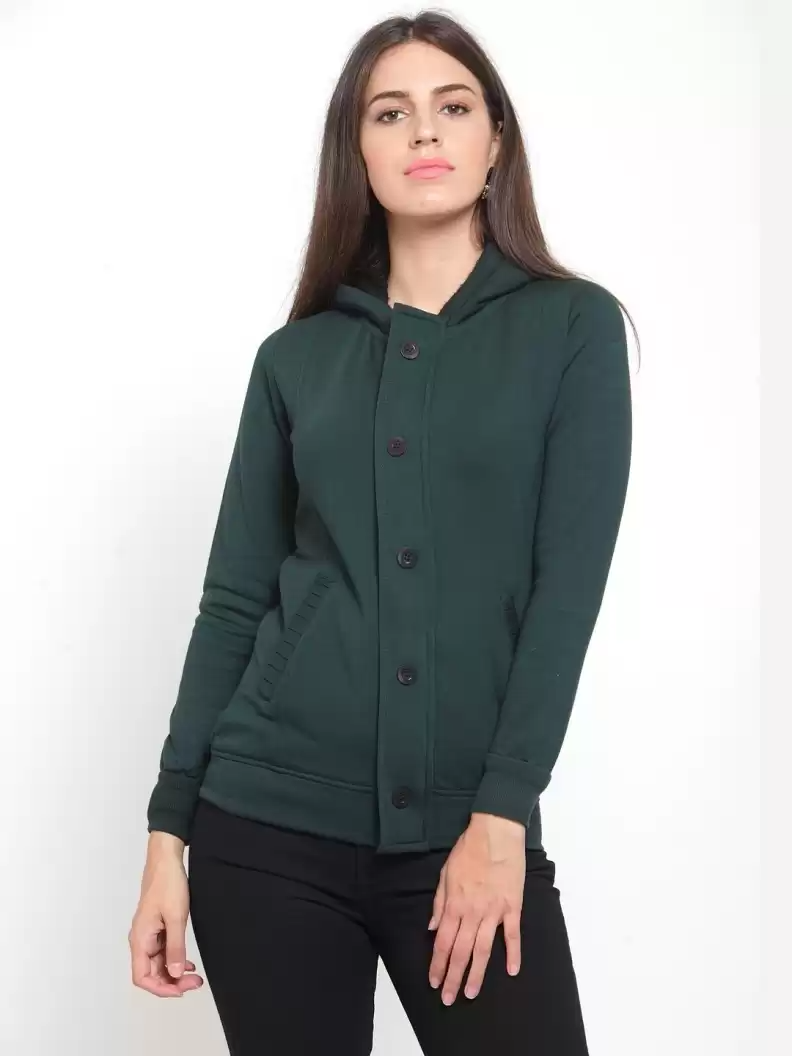 TANDUL  Full Sleeve Solid Women Casual Jacket