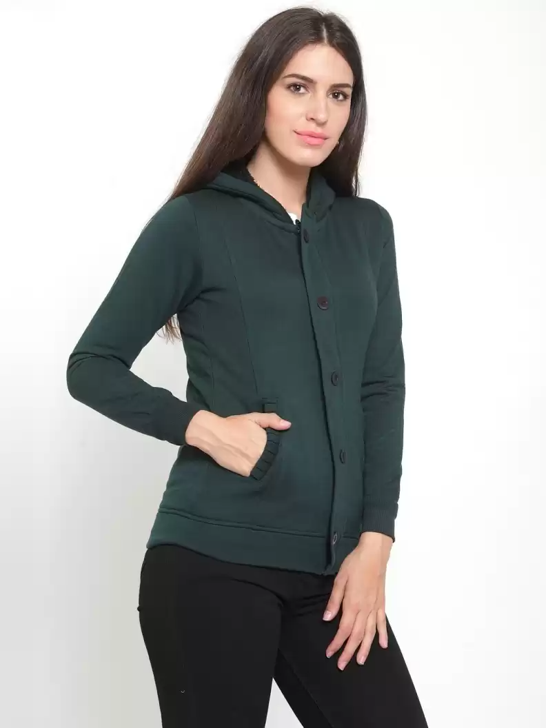 TANDUL  Full Sleeve Solid Women Casual Jacket