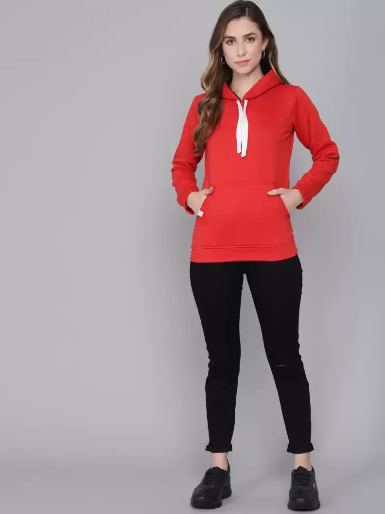 TANDUL  Full Sleeve Solid Women Sweatshirt