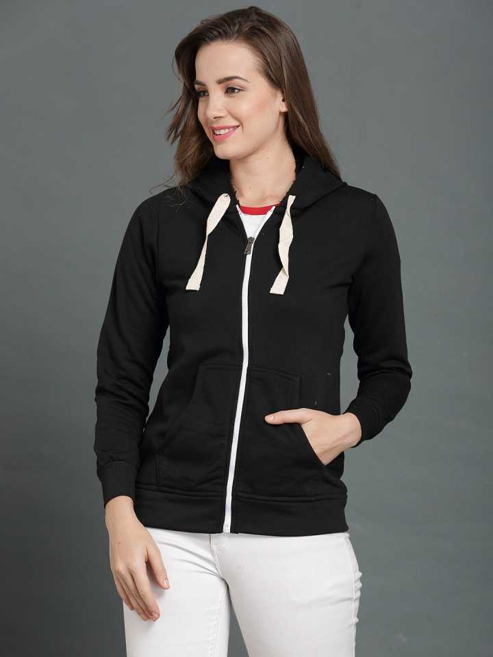 Full Sleeve Solid Women Casual Jacket