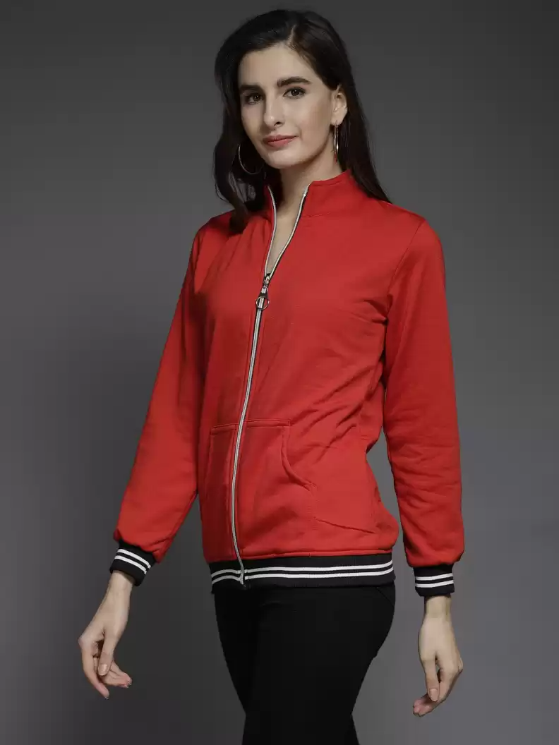 TANDUL  Full Sleeve Solid Women Casual Jacket