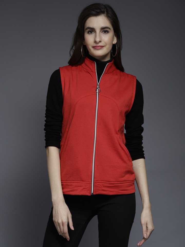 TANDUL  Sleeveless Solid Women Jacket