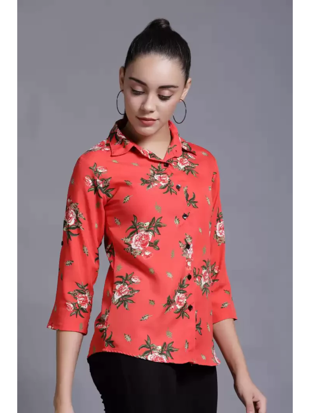 TANDUL  Women Regular Fit Printed Formal Shirt