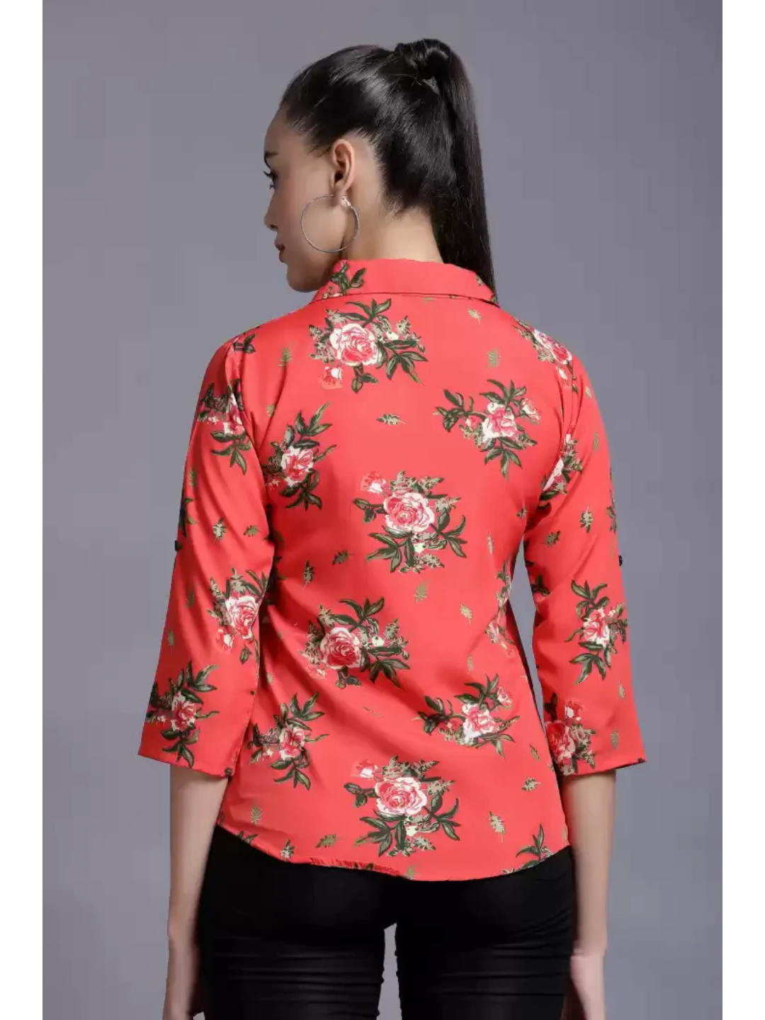 TANDUL  Women Regular Fit Printed Formal Shirt