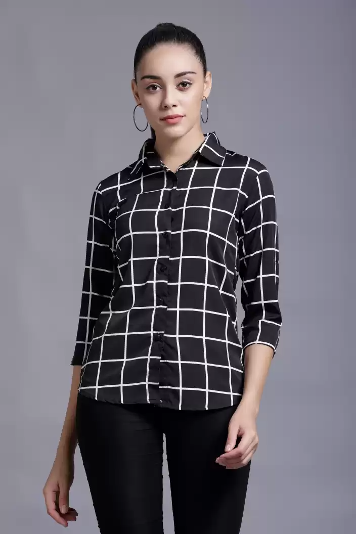 TANDUL  Women Regular Fit Printed Formal Shirt