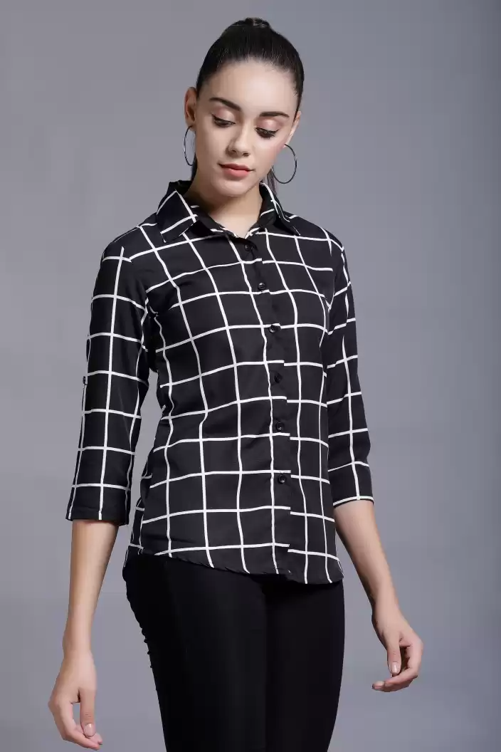 TANDUL  Women Regular Fit Printed Formal Shirt