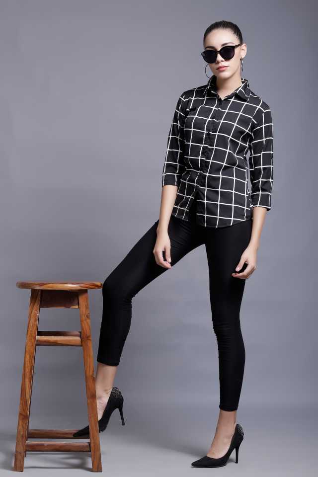 TANDUL  Women Regular Fit Printed Formal Shirt