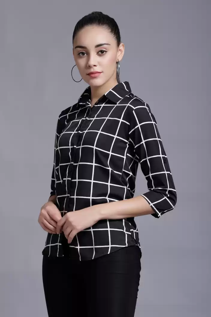 TANDUL  Women Regular Fit Printed Formal Shirt