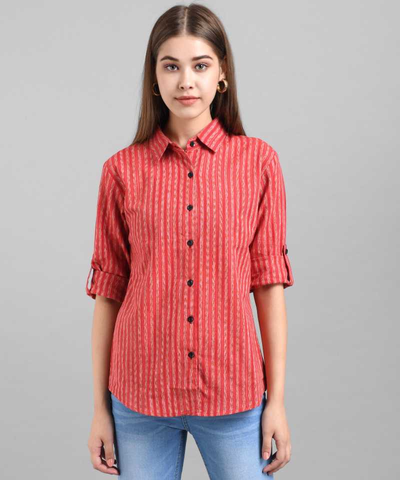 TANDUL  Women Regular Fit Striped Casual Shirt