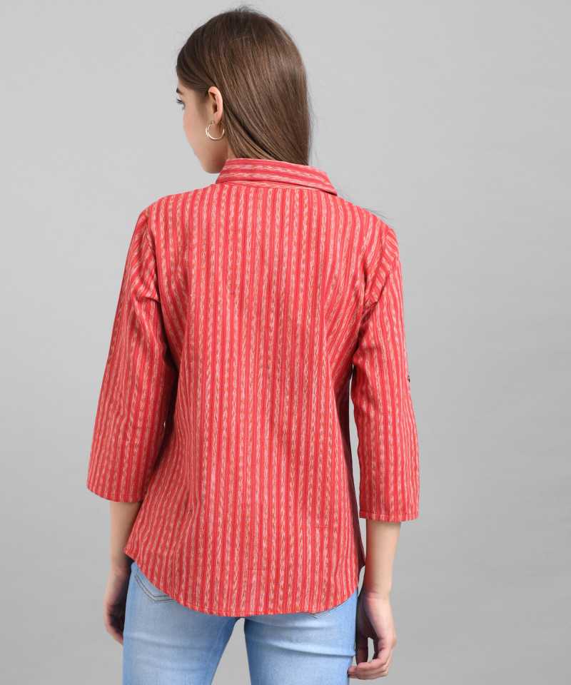 TANDUL  Women Regular Fit Striped Casual Shirt