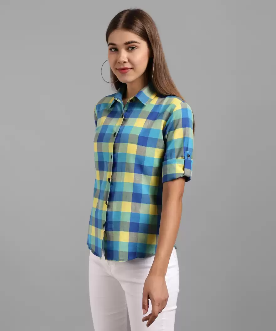 TANDUL  Women Regular Fit Printed Formal Shirt