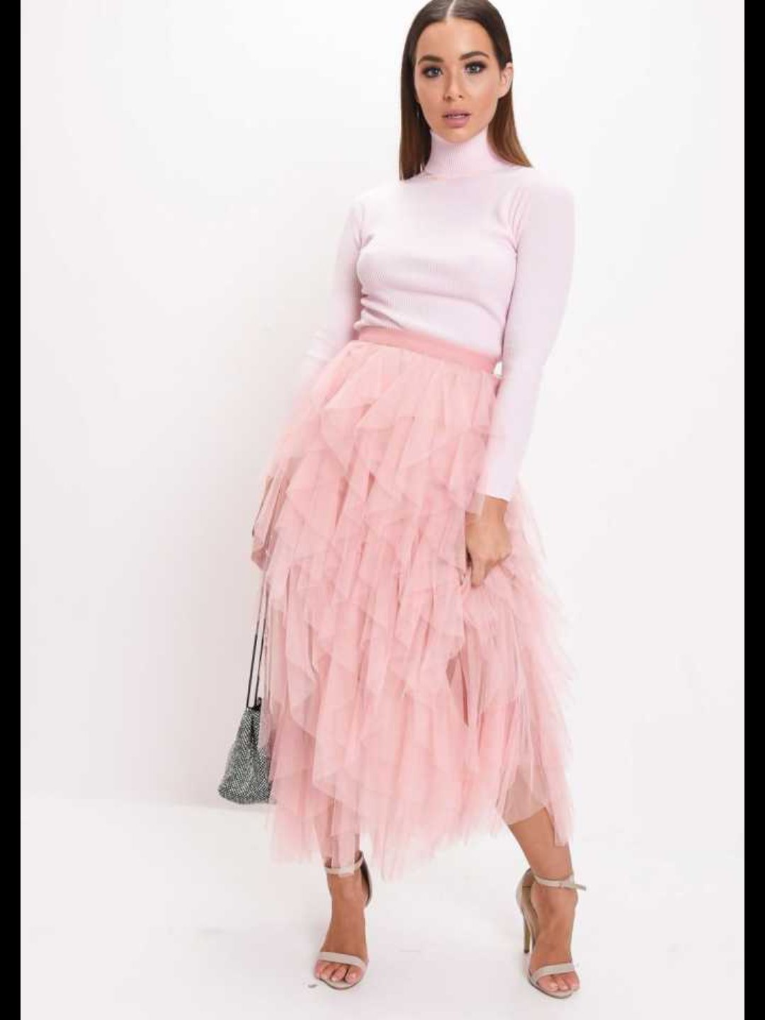 TANDUL  Women Solid A-line Pink Skirt