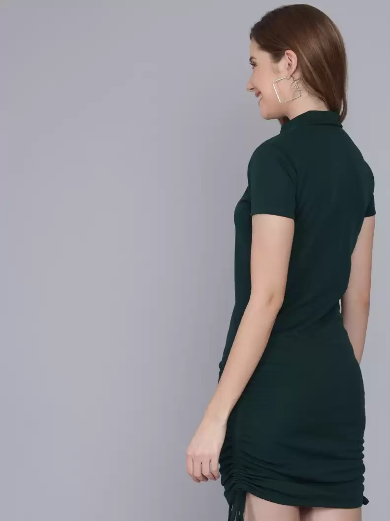 TANDUL  Women Bodycon Green Dress