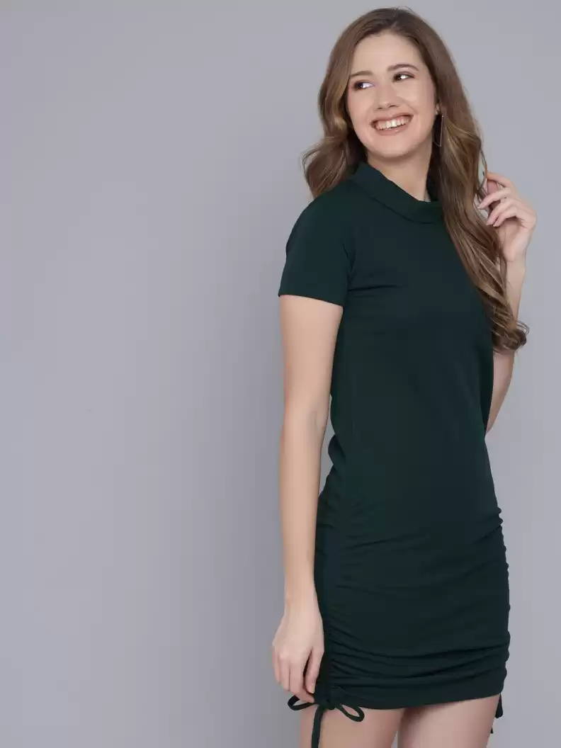 TANDUL  Women Bodycon Green Dress