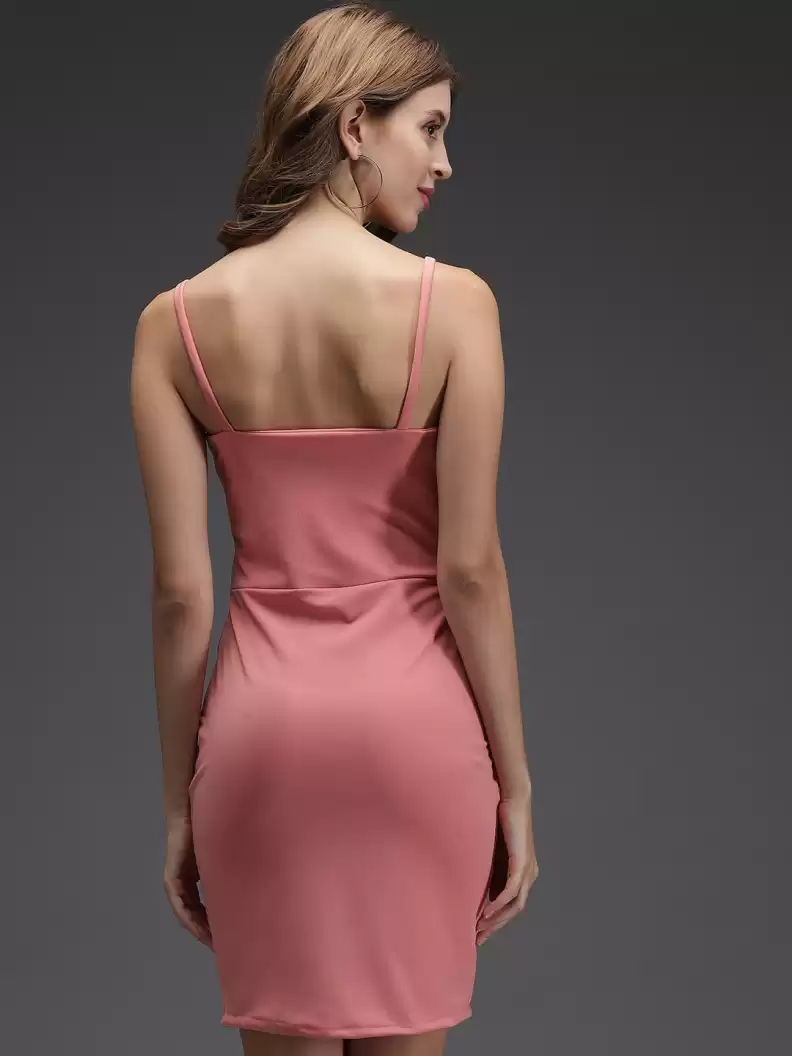 TANDUL  Women Bodycon Pink Dress