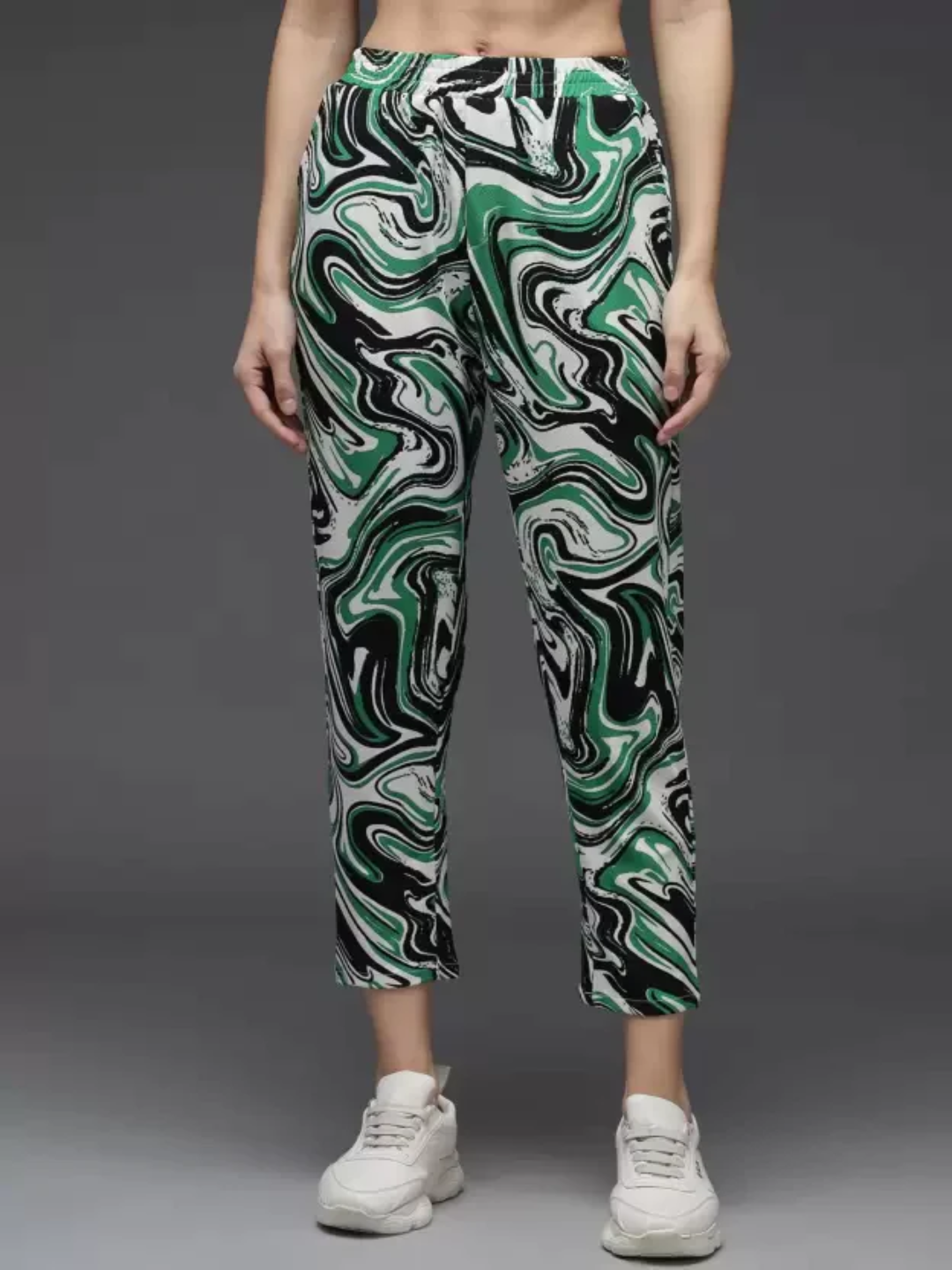 TANDUL  Regular Fit Women Multicolor Lycra Blend Trousers