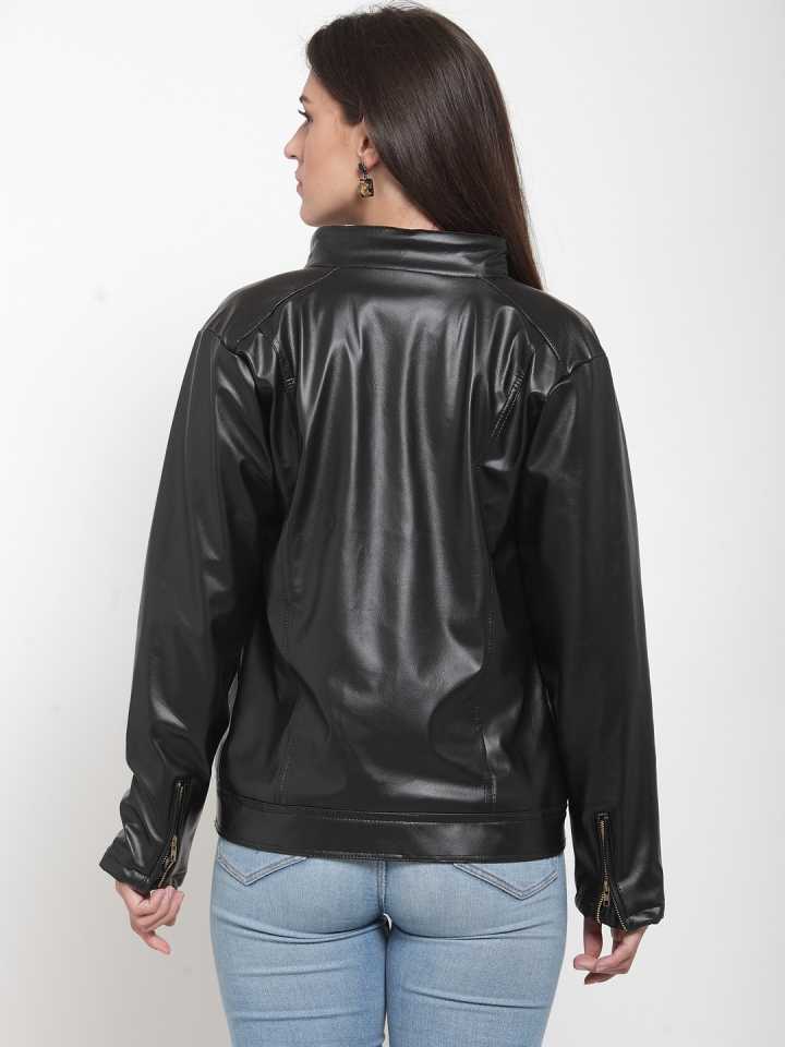 Full Sleeve Solid Women Riding Jacket