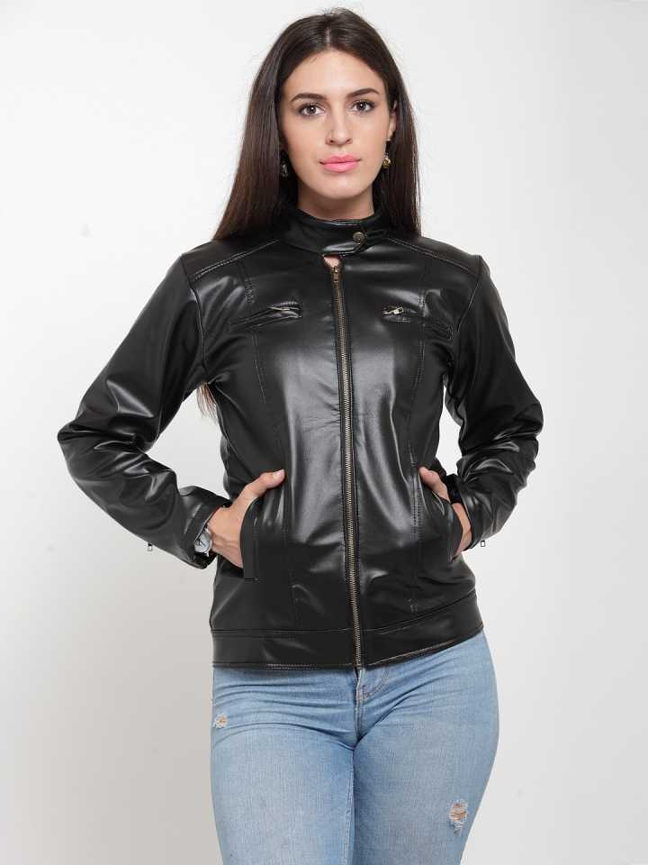 Full Sleeve Solid Women Riding Jacket