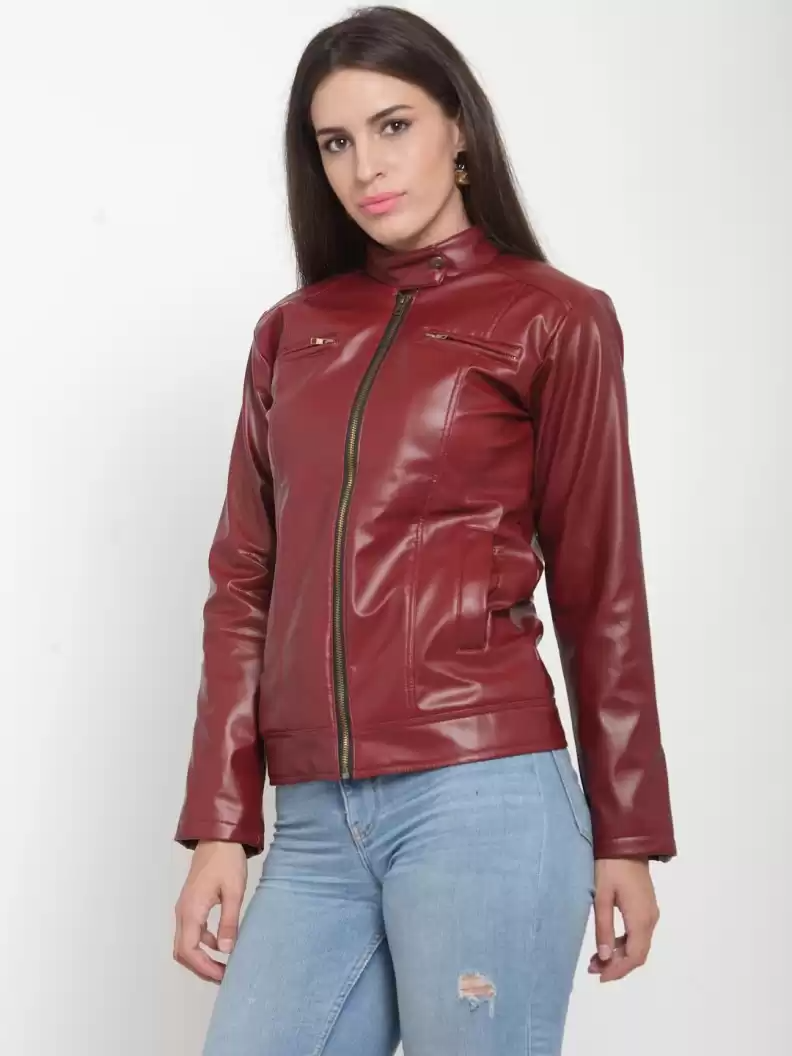 TANDUL  Full Sleeve Solid Women Riding Jacket