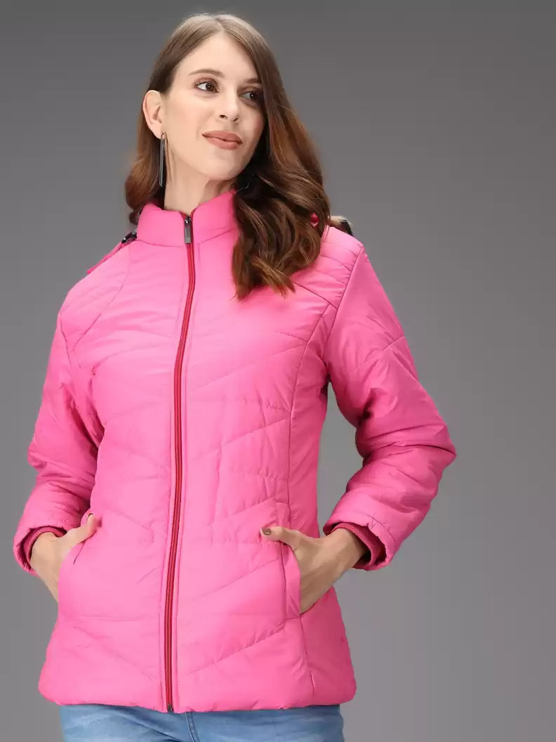 TANDUL  Full Sleeve Solid Women Bomber Jacket