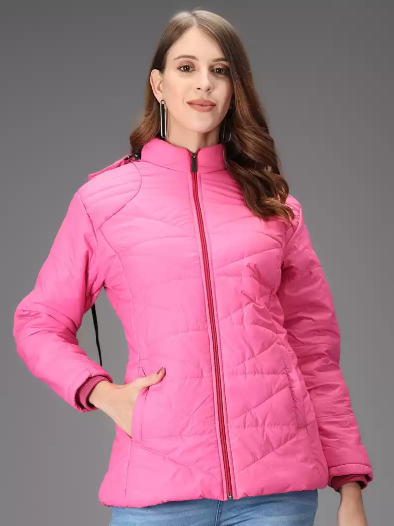 TANDUL  Full Sleeve Solid Women Bomber Jacket