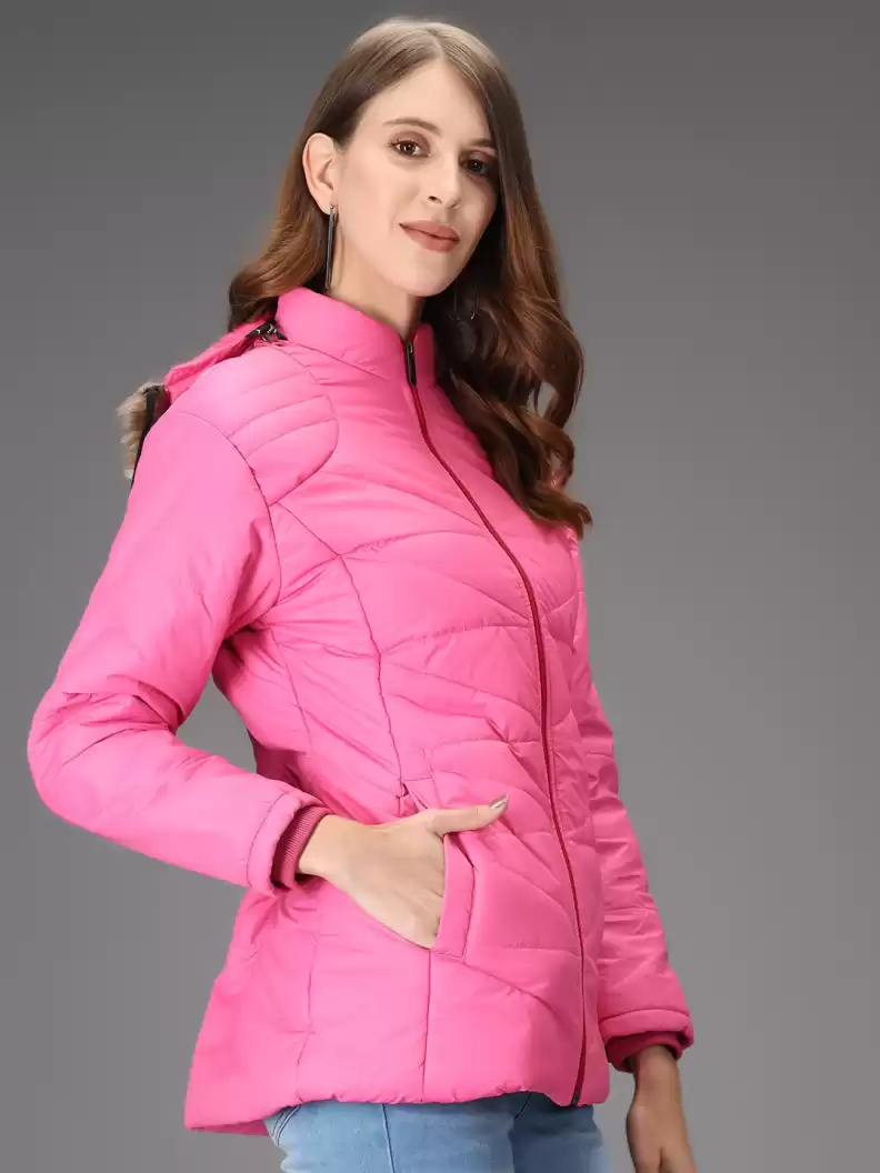 TANDUL  Full Sleeve Solid Women Bomber Jacket