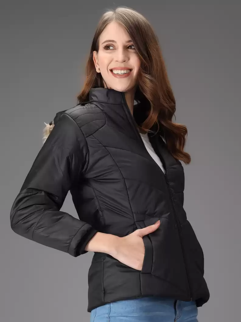 TANDUL  Full Sleeve Solid Women Bomber Jacket