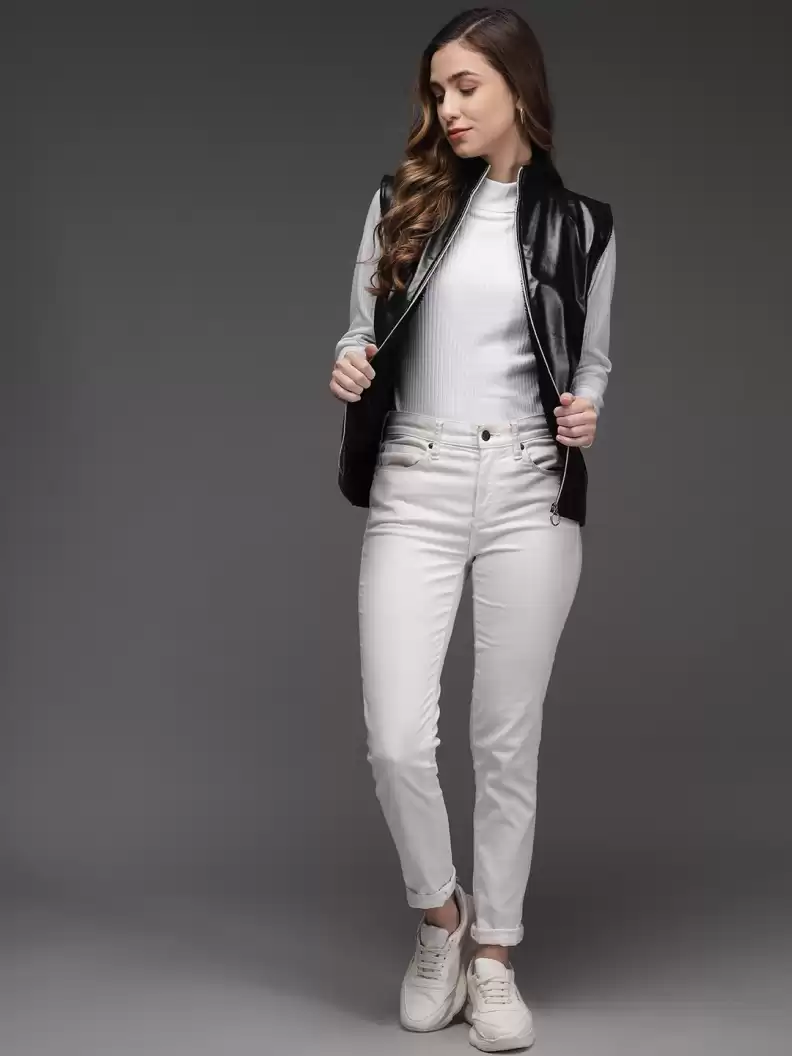 TANDUL  Sleeveless Solid Women Jacket